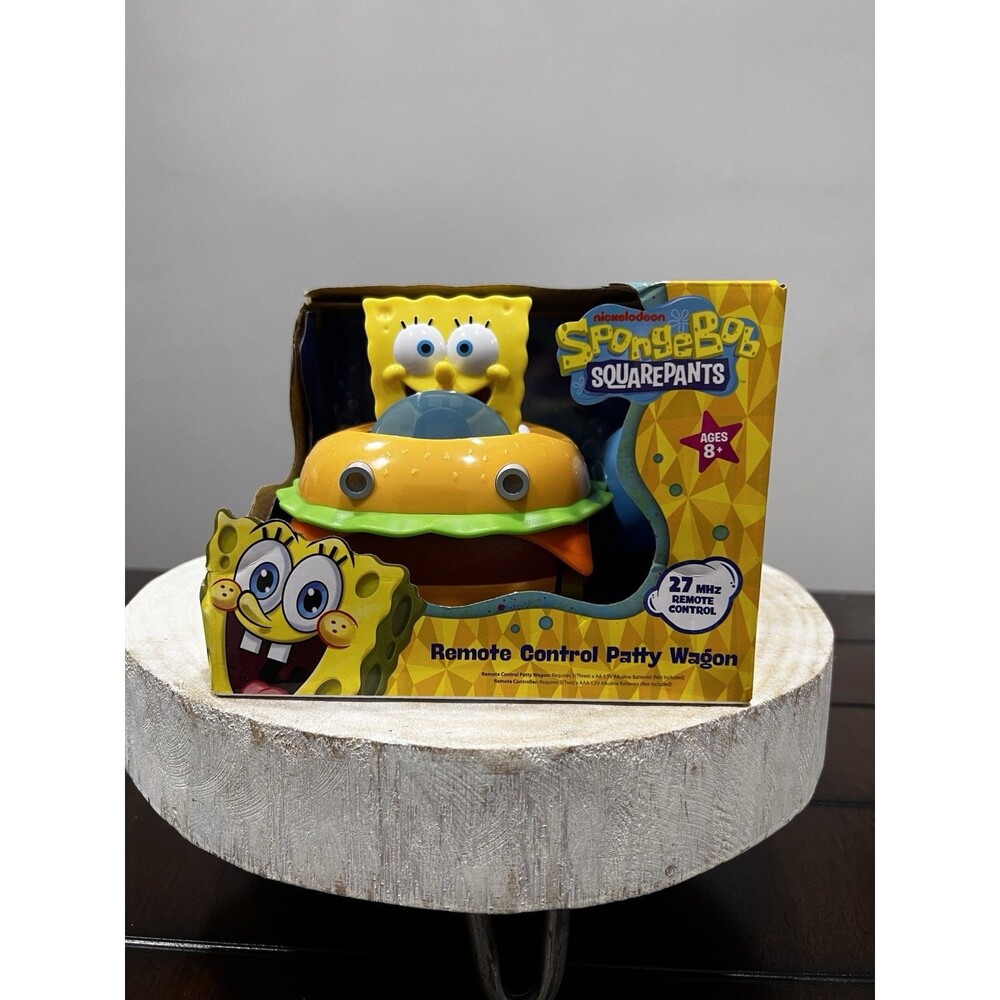 Nickelodeon SpongeBob SquarePants Remote Control Krabby Patty Wagon 27 MHz NEW